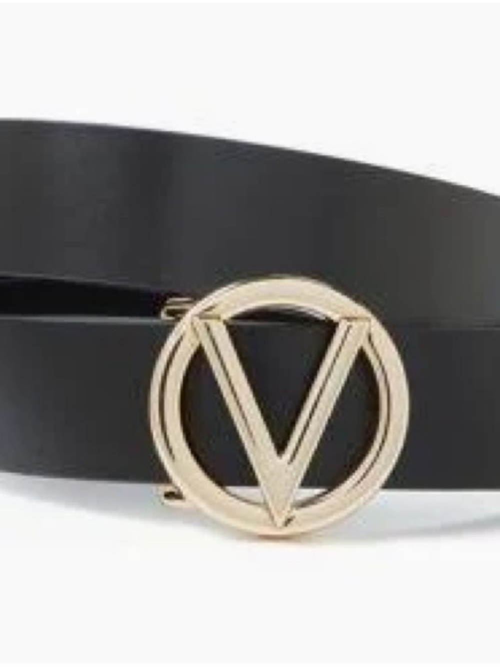 Valentino Guisy VLogo Round Buckle Belt